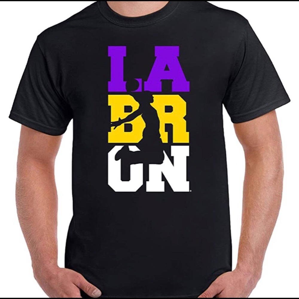 Lebron James (LAbron) basketball mens t-shirt